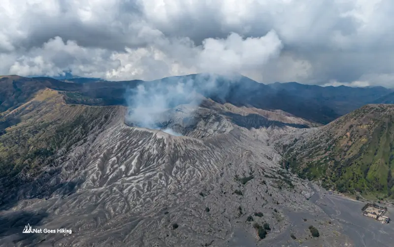 Mount Bromo from air