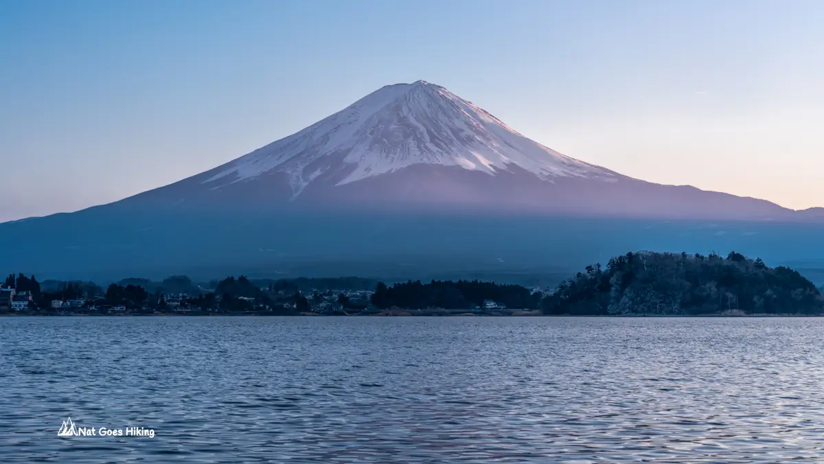 Mt Fuji view from Lake Kawaguchi