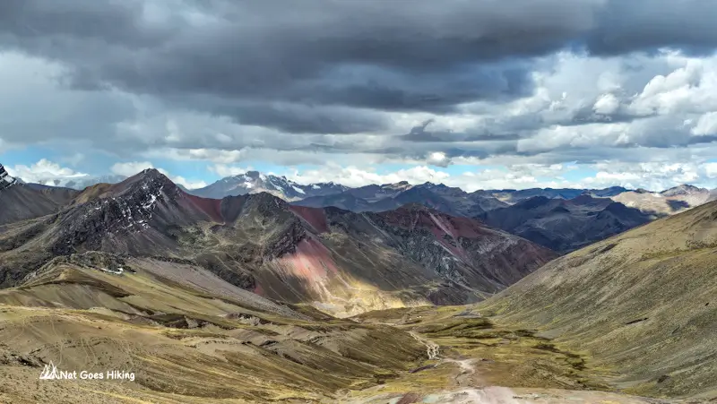 Eastward view from Vinicunca viewpoint