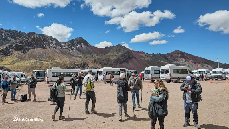 Rainbow Mountain trailhead