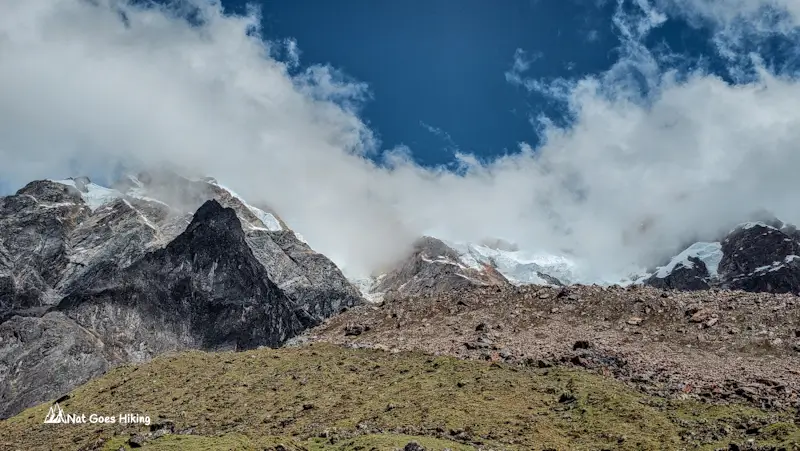 Descending from Salkantay Pass