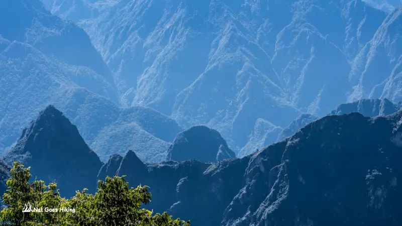 Machu Picchu view from Llactapata
