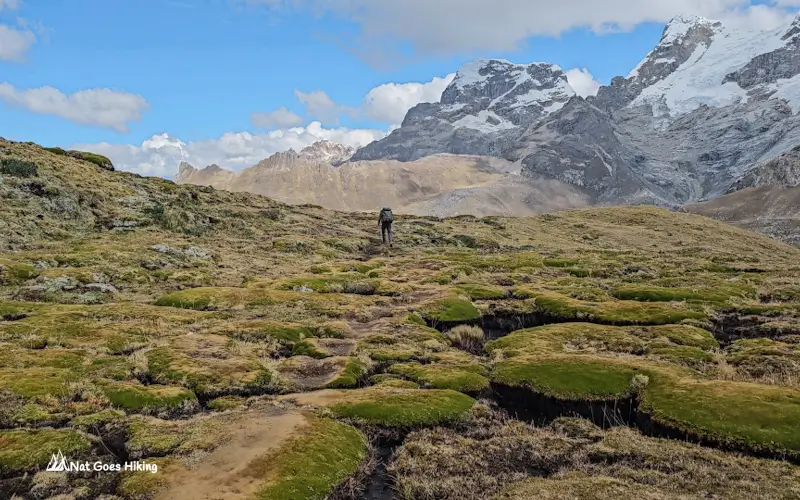 Mini Huayhuash trek Day 3 - On the way to Huayhuash Camp