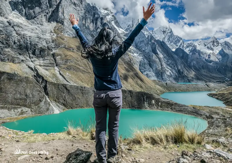 Tres Lagunas Lookout on Huayhuash trek