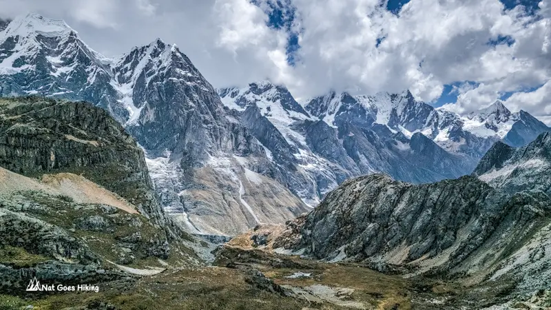 Best Hikes near Huaraz, Peru - Mini Huayhuash trek - View from Siula Pass