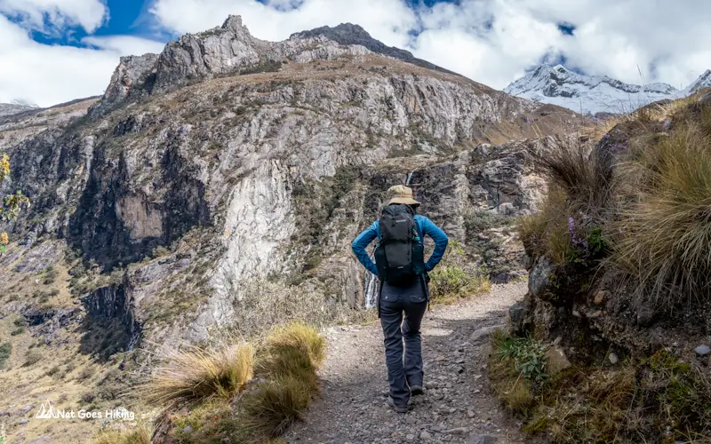 Laguna 69 Hike - hiking up, Huascarán National Park, Peru