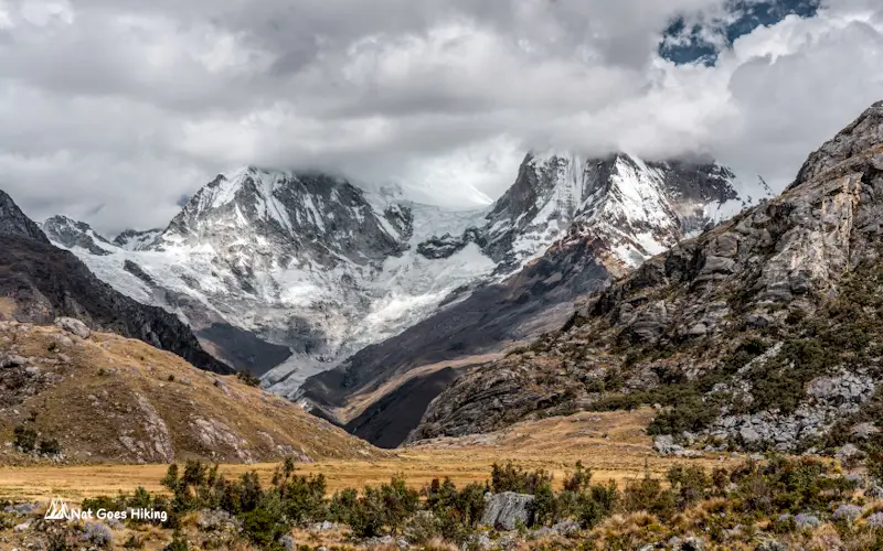 Laguna 69 Hike - snow-capped peaks, Huascarán National Park, Peru