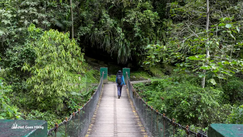 Gocta Falls Hike, Peru - bridge