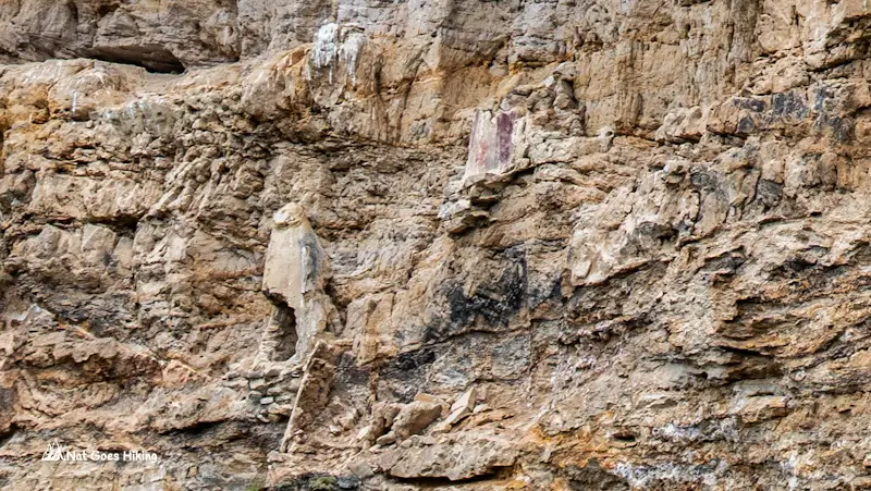 Remains of two damaged Karajia Sarcophagi, Northern Peru