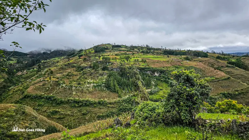 On the road from Luya to Cruzpata on the way to Karajia Sarcophagi, Peru
