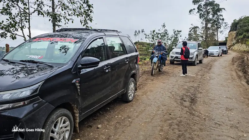 Road from Luya to Cruzpata on the way to Karajia Sarcophagi, Peru