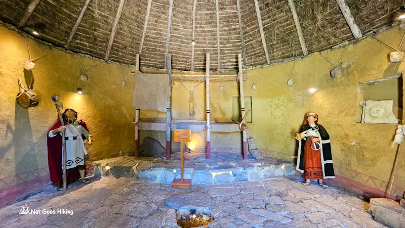 Chachapoya house replica interior