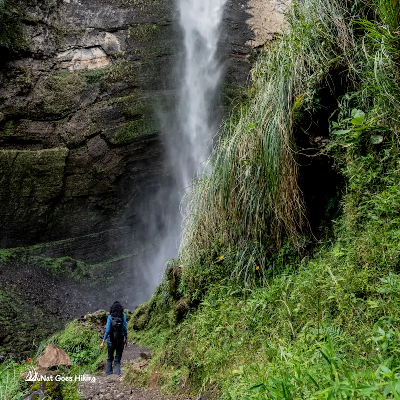 Gocta Waterfall lower cascade