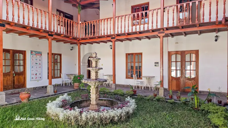 Cajamarca - Casa Wayra Hotel Courtyard