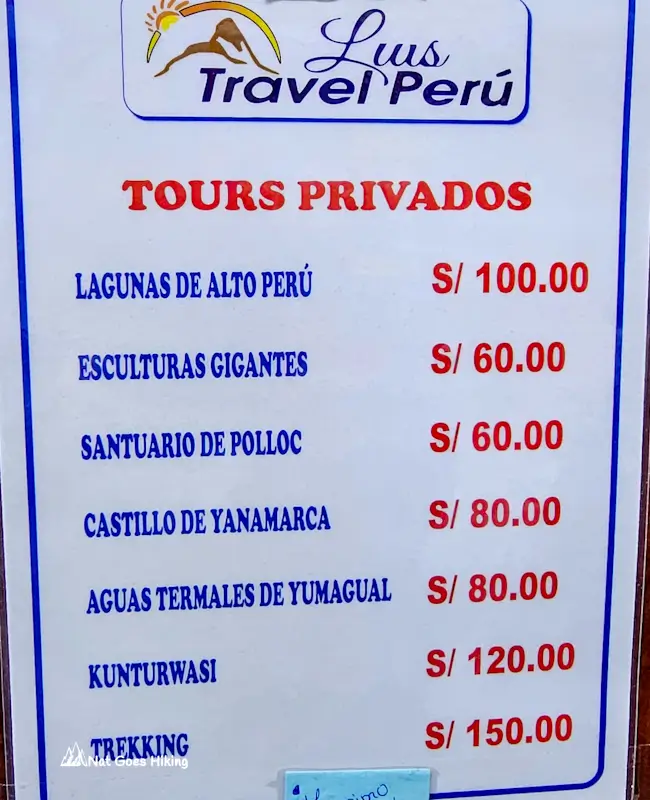 Private Tours from Cajamarca